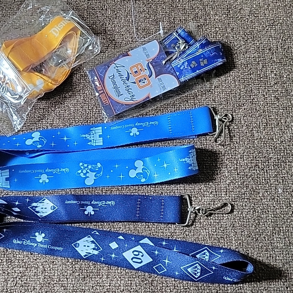 Disney Lanyard Holders set 4